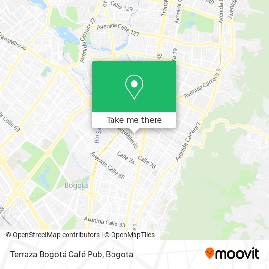 Mapa de Terraza Bogotá Café Pub