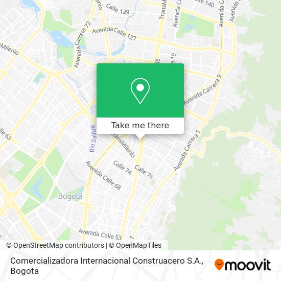 Comercializadora Internacional Construacero S.A. map