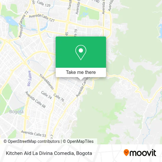 Kitchen Aid La Divina Comedia map