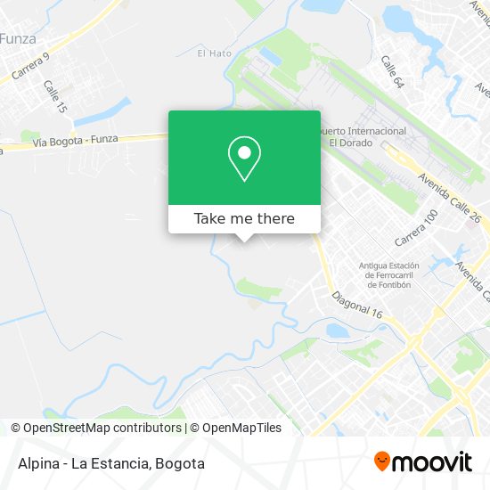 Mapa de Alpina - La Estancia