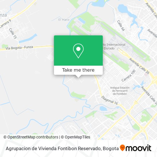 Agrupacion de Vivienda Fontibon Reservado map
