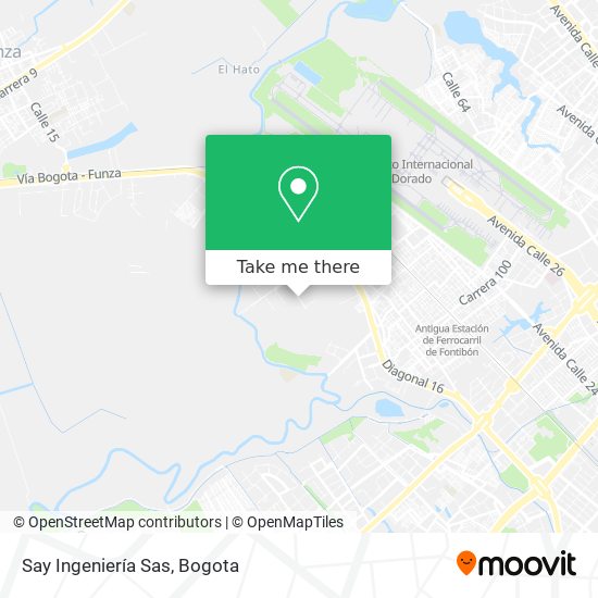 Mapa de Say Ingeniería Sas