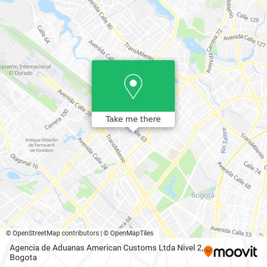 Agencia de Aduanas American Customs Ltda Nivel 2 map