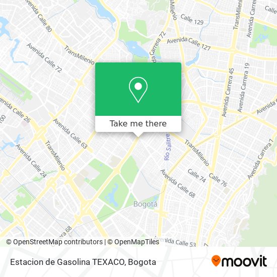 Estacion de Gasolina TEXACO map