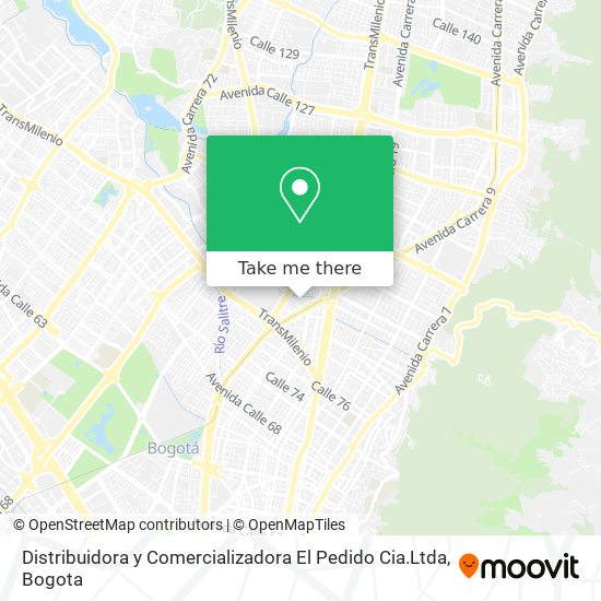 Distribuidora y Comercializadora El Pedido Cia.Ltda map
