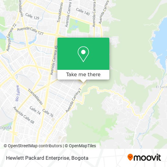 Hewlett Packard Enterprise map