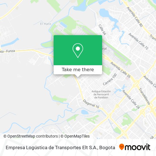 Empresa Logústica de Transportes Elt S.A. map