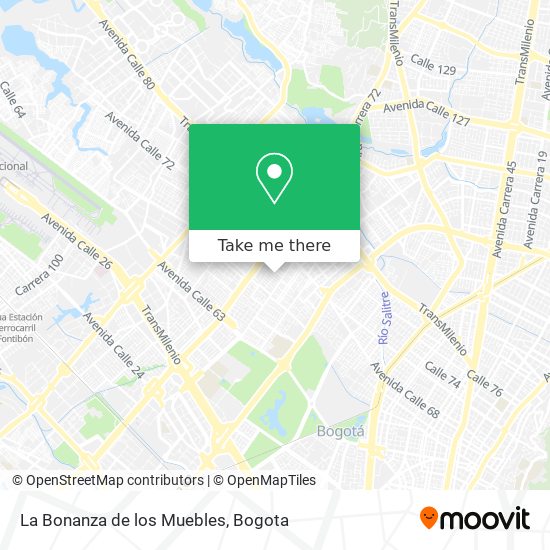 Mapa de La Bonanza de los Muebles