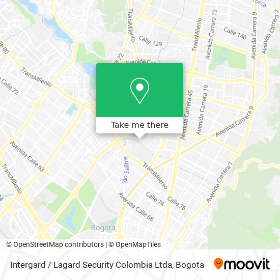 Mapa de Intergard / Lagard Security Colombia Ltda