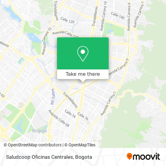Saludcoop Oficinas Centrales map
