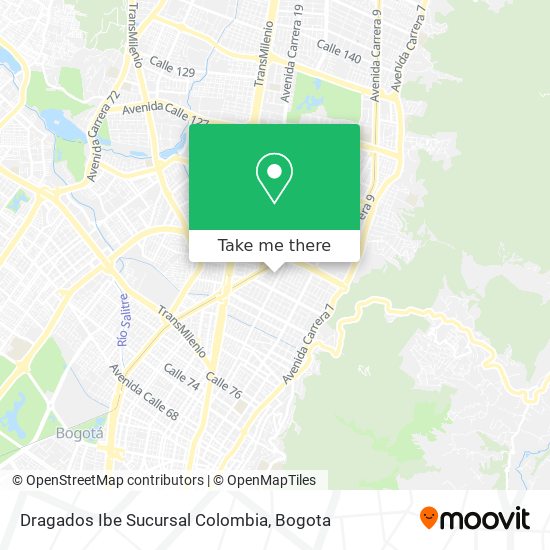 Dragados Ibe Sucursal Colombia map