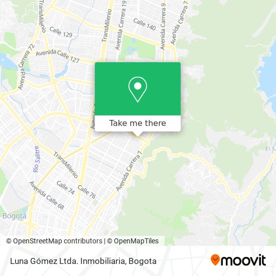 Luna Gómez Ltda. Inmobiliaria map