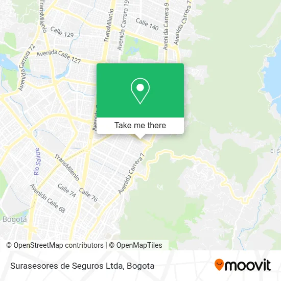 Surasesores de Seguros Ltda map