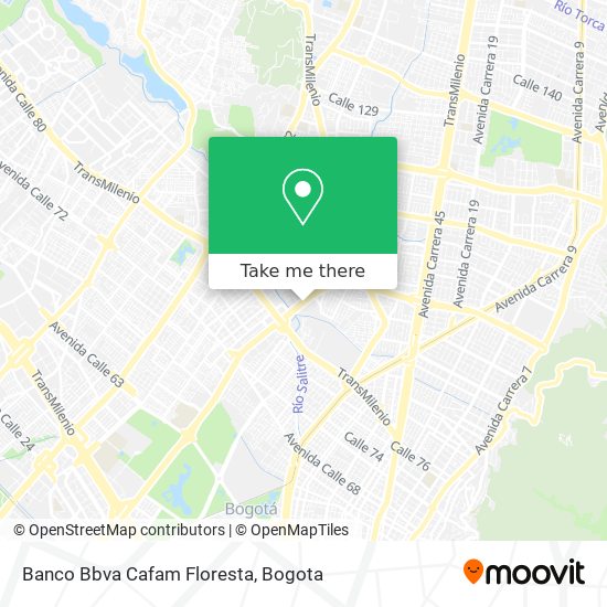 Banco Bbva Cafam Floresta map