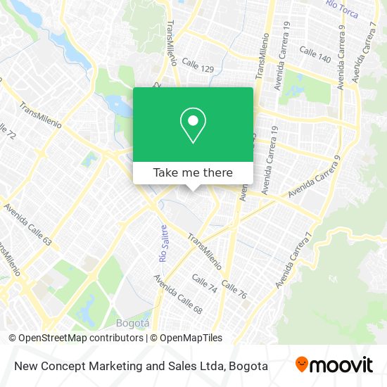 Mapa de New Concept Marketing and Sales Ltda