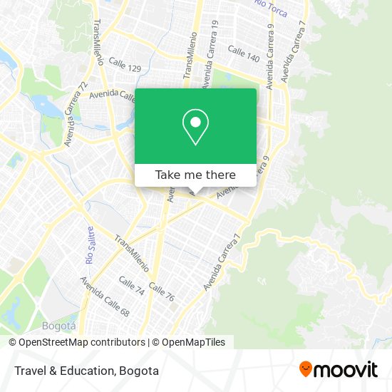 Travel & Education map