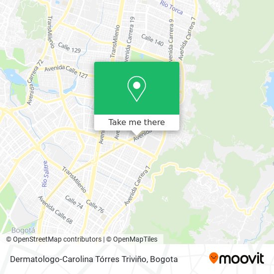 Mapa de Dermatologo-Carolina Tórres Triviño