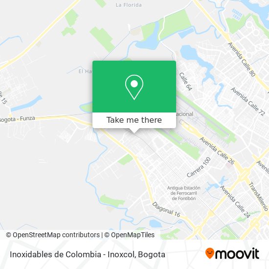 Inoxidables de Colombia - Inoxcol map