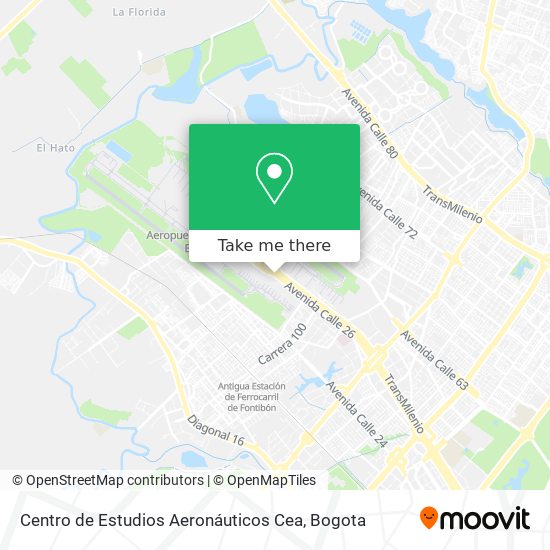 Centro de Estudios Aeronáuticos Cea map