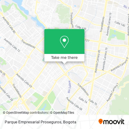 Parque Empresarial Proseguros map