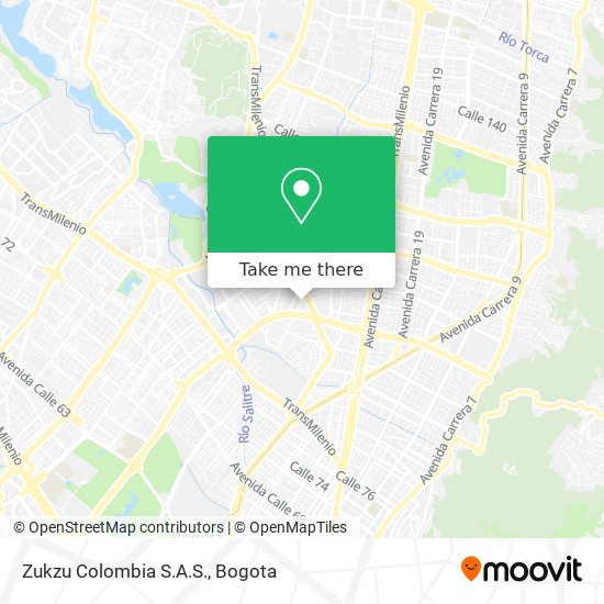 Mapa de Zukzu Colombia S.A.S.