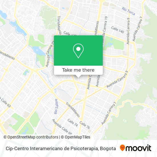 Cip-Centro Interamericano de Psicoterapia map