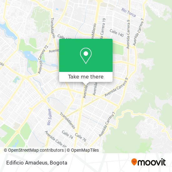 Edificio Amadeus map