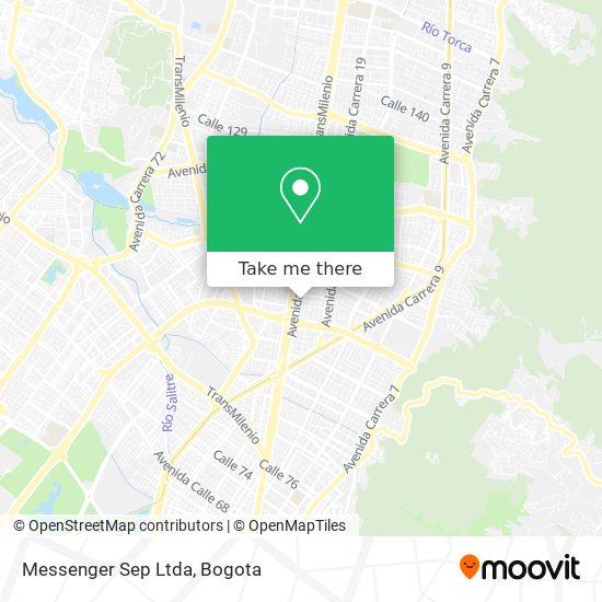 Mapa de Messenger Sep Ltda