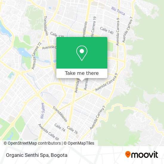Organic Senthi Spa map