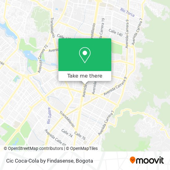 Mapa de Cic Coca-Cola by Findasense