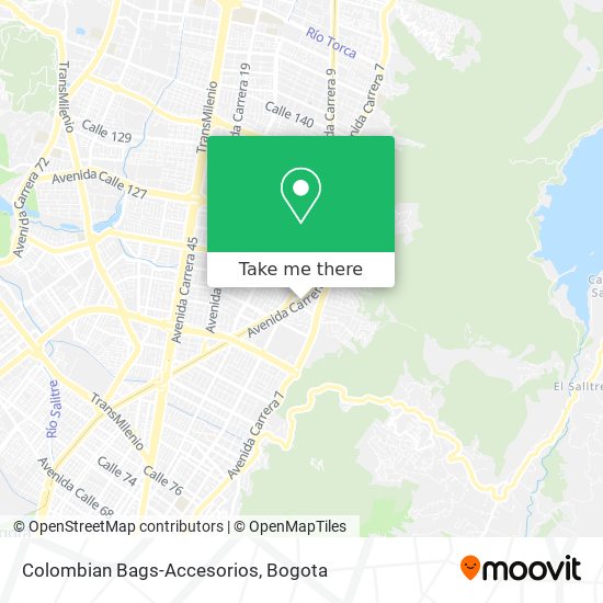 Mapa de Colombian Bags-Accesorios