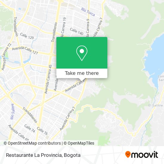 Restaurante La Provincia map