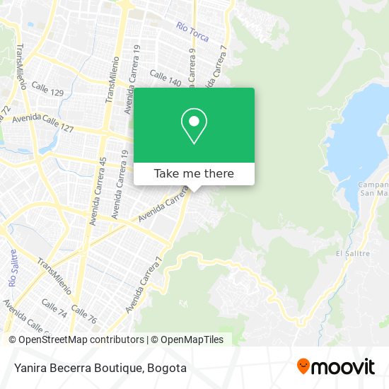 Yanira Becerra Boutique map