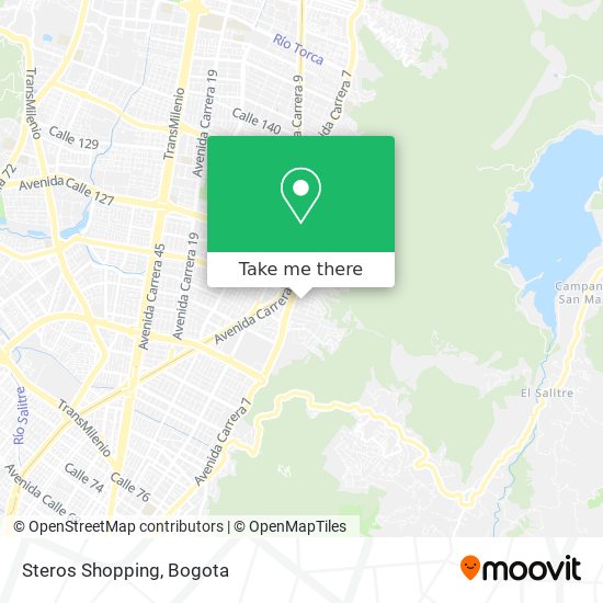Steros Shopping map