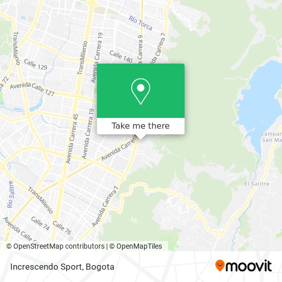 Increscendo Sport map