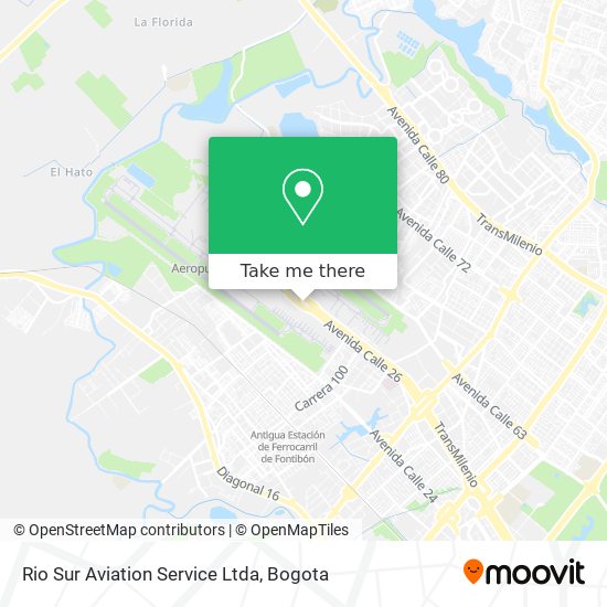 Rio Sur Aviation Service Ltda map