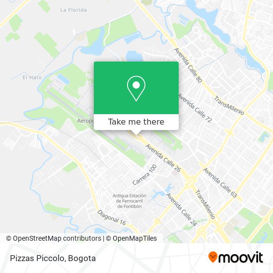 Pizzas Piccolo map