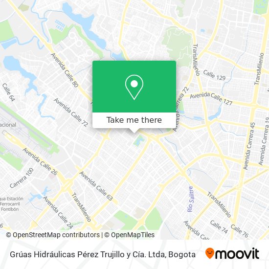 Grúas Hidráulicas Pérez Trujillo y Cía. Ltda map