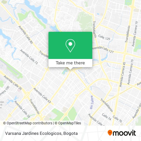 Varsana Jardines Ecologicos map