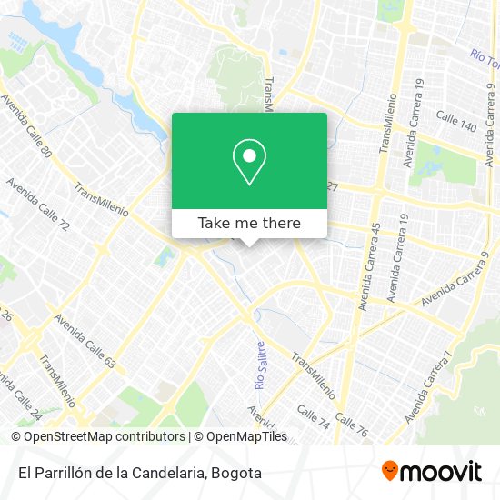 El Parrillón de la Candelaria map