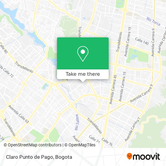 Claro Punto de Pago map