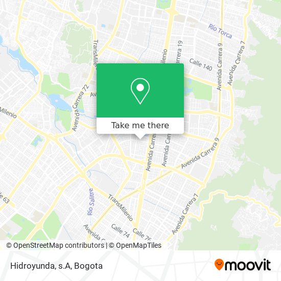 Mapa de Hidroyunda, s.A