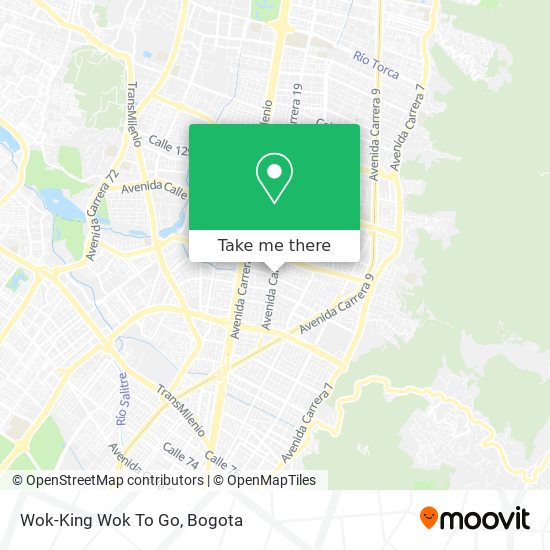 Wok-King Wok To Go map