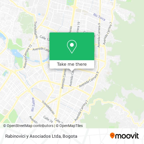 Rabinovici y Asociados Ltda map