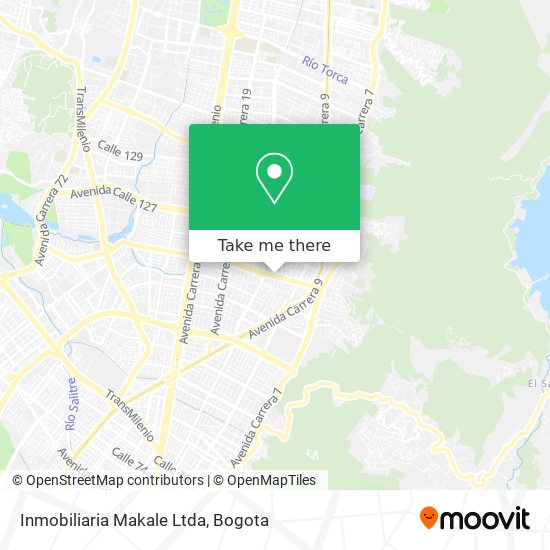 Mapa de Inmobiliaria Makale Ltda