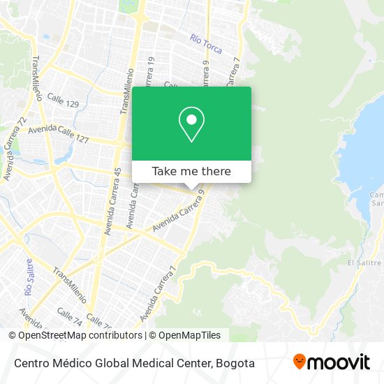 Mapa de Centro Médico Global Medical Center