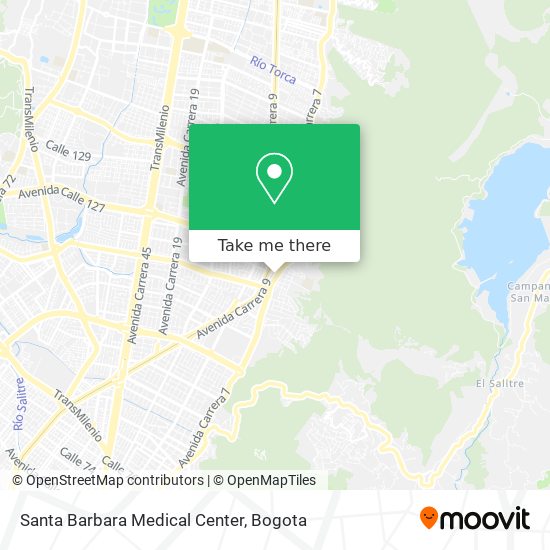 Santa Barbara Medical Center map