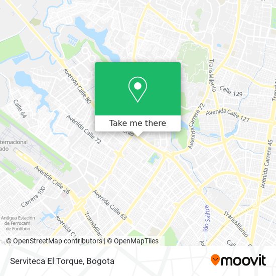 Serviteca El Torque map
