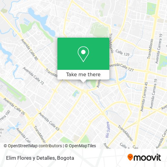 Mapa de Elim Flores y Detalles
