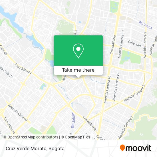 Cruz Verde Morato map